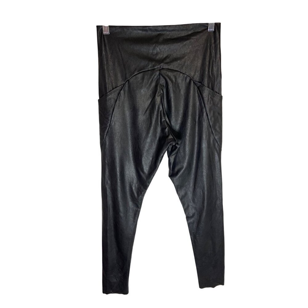 Commando Black Faux Leather Pocket Legging-sz Large - Picture 4 of 8
